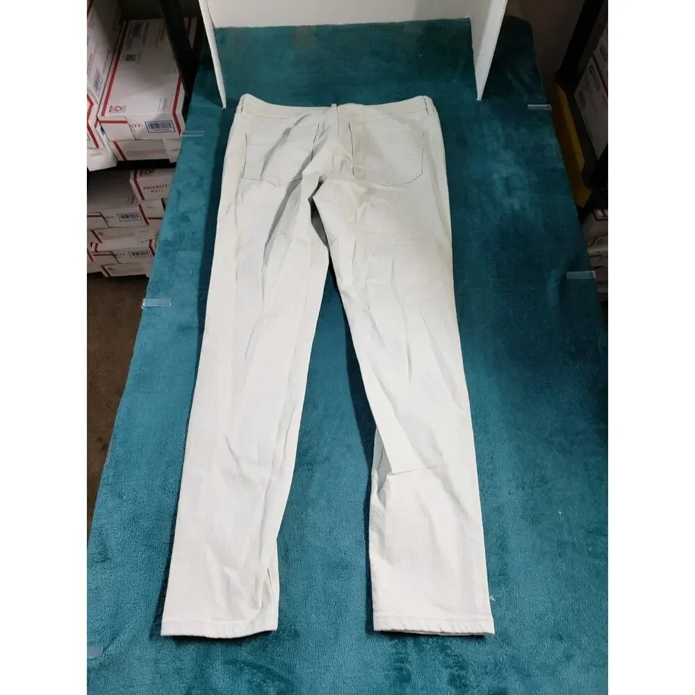 Loft Jeans Size 8 Women Beige Pants Corduroy Stretch Mid Rise Modern Skinny